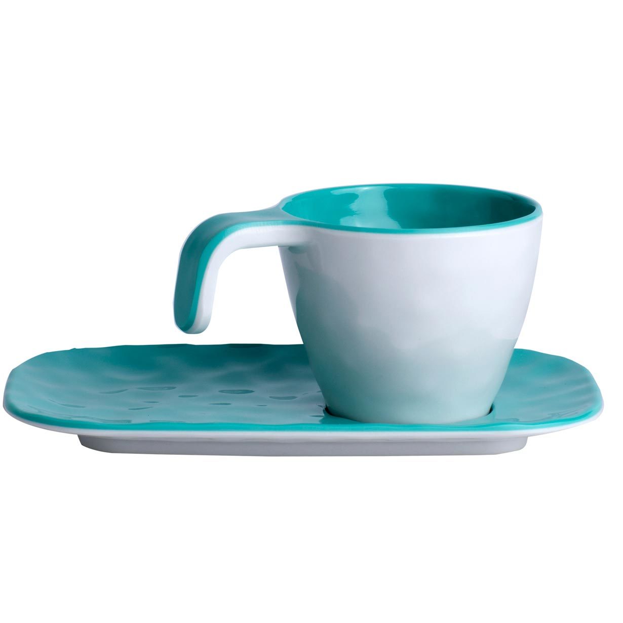Melamine Coffee Set, Summer collection, colour Aqua