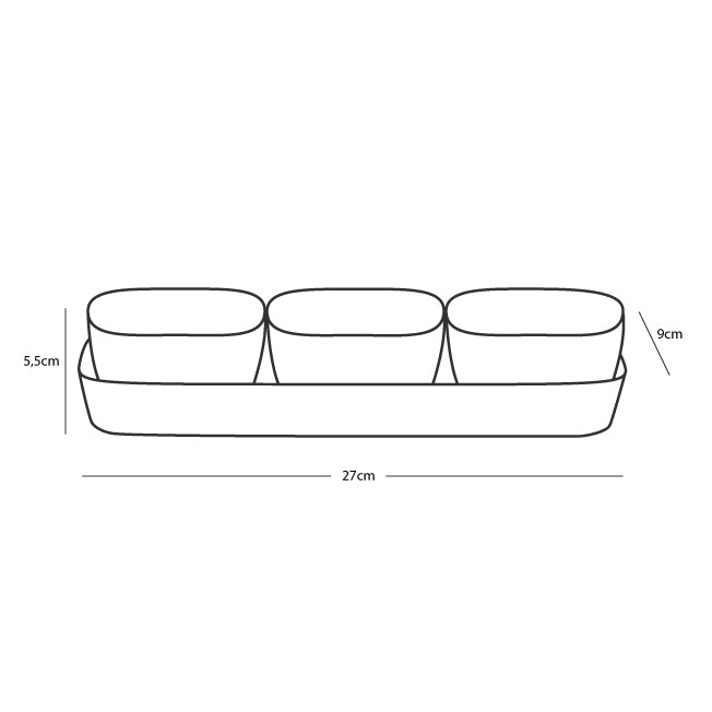 MELAMINE SNACKS SET, NORTHWIND