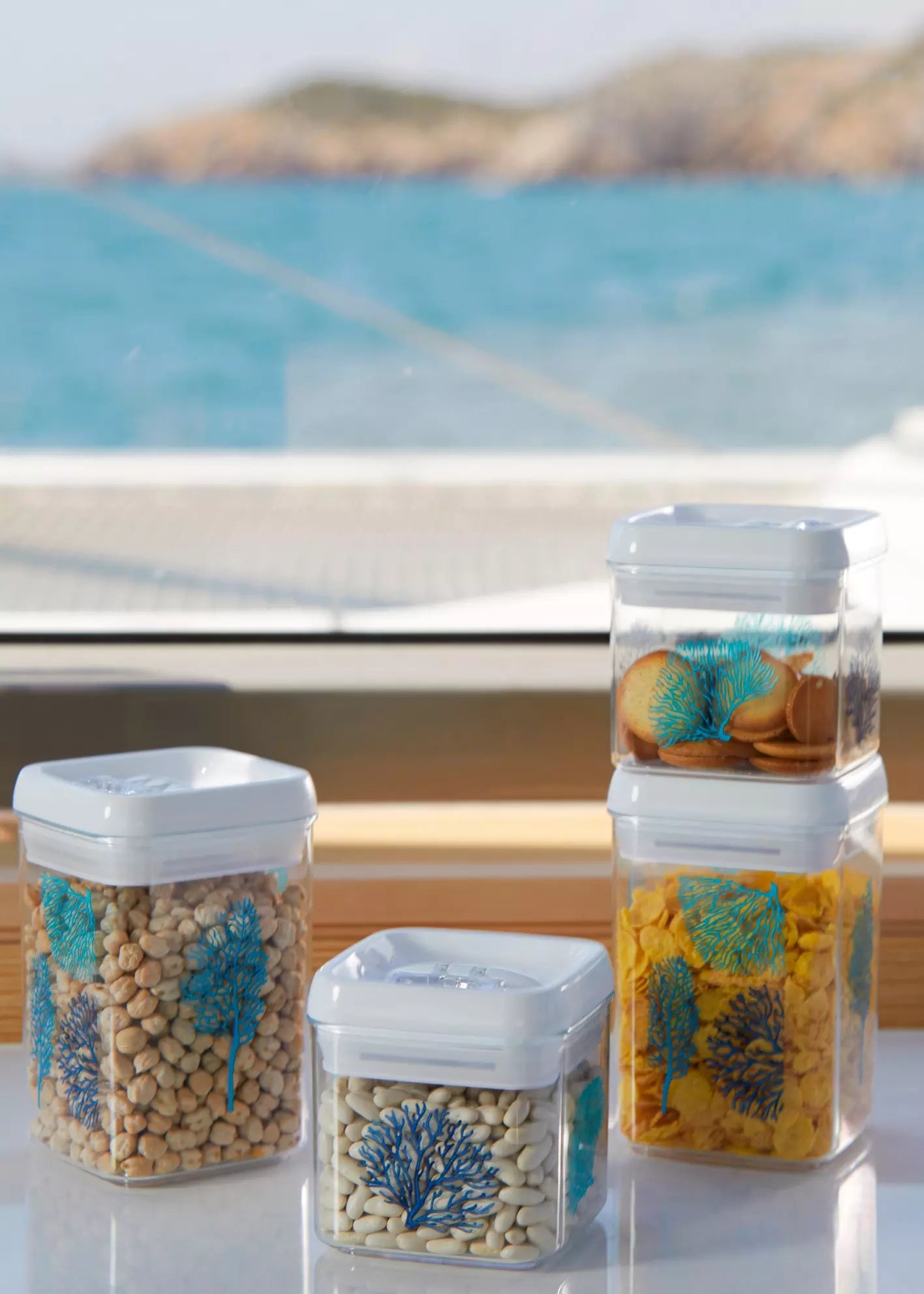 Canister set mare, 4 pcs Marine Business