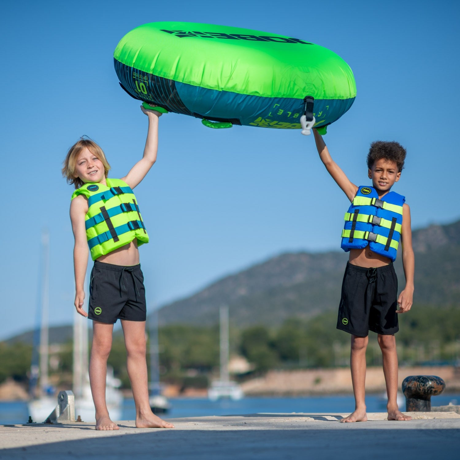 Jobe Nylon Life Vest Kids Lime Green