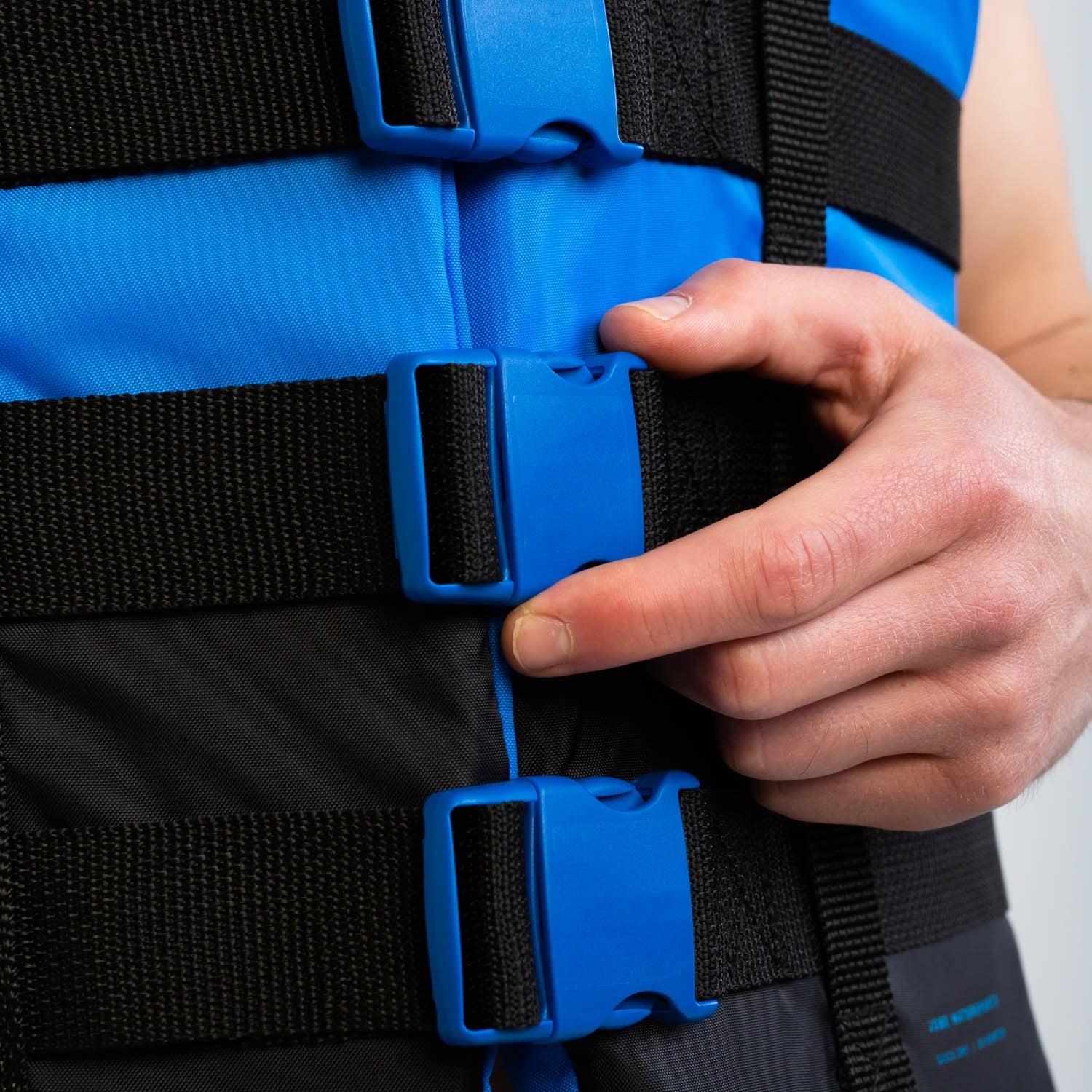 Jobe 4 Buckle Life Vest Blue