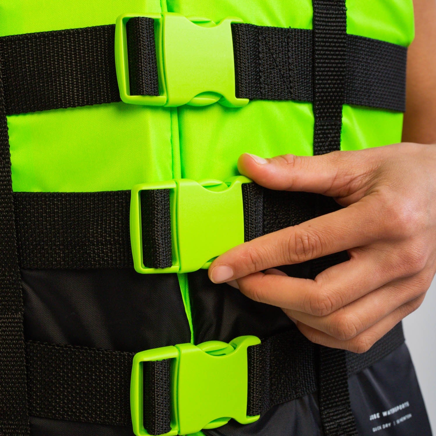 Jobe 4 Buckle Vest Lime