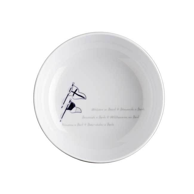 MELAMINE SMALL BOWL WELCOME ON BOARD 6 UN