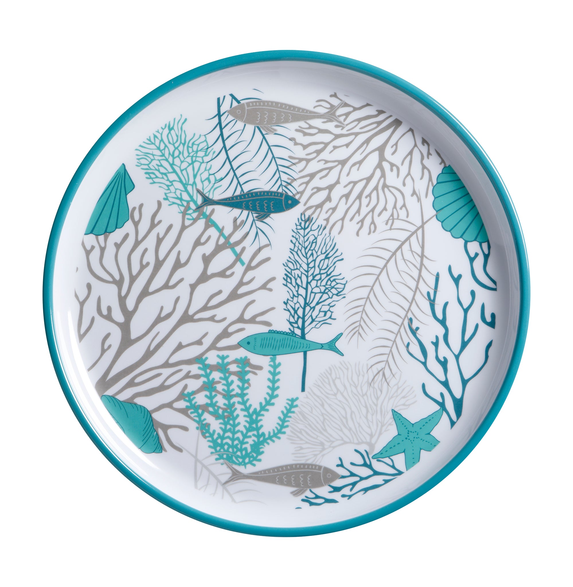 MELAMINE TABLEWARE PACK COASTAL, 6 PEOPLE, 24 PC