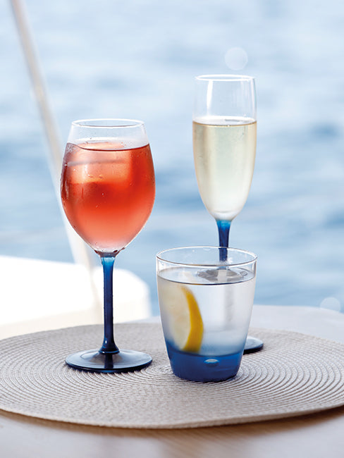 Non-slip ecozen water glass – party – 6 pcs Marine Business