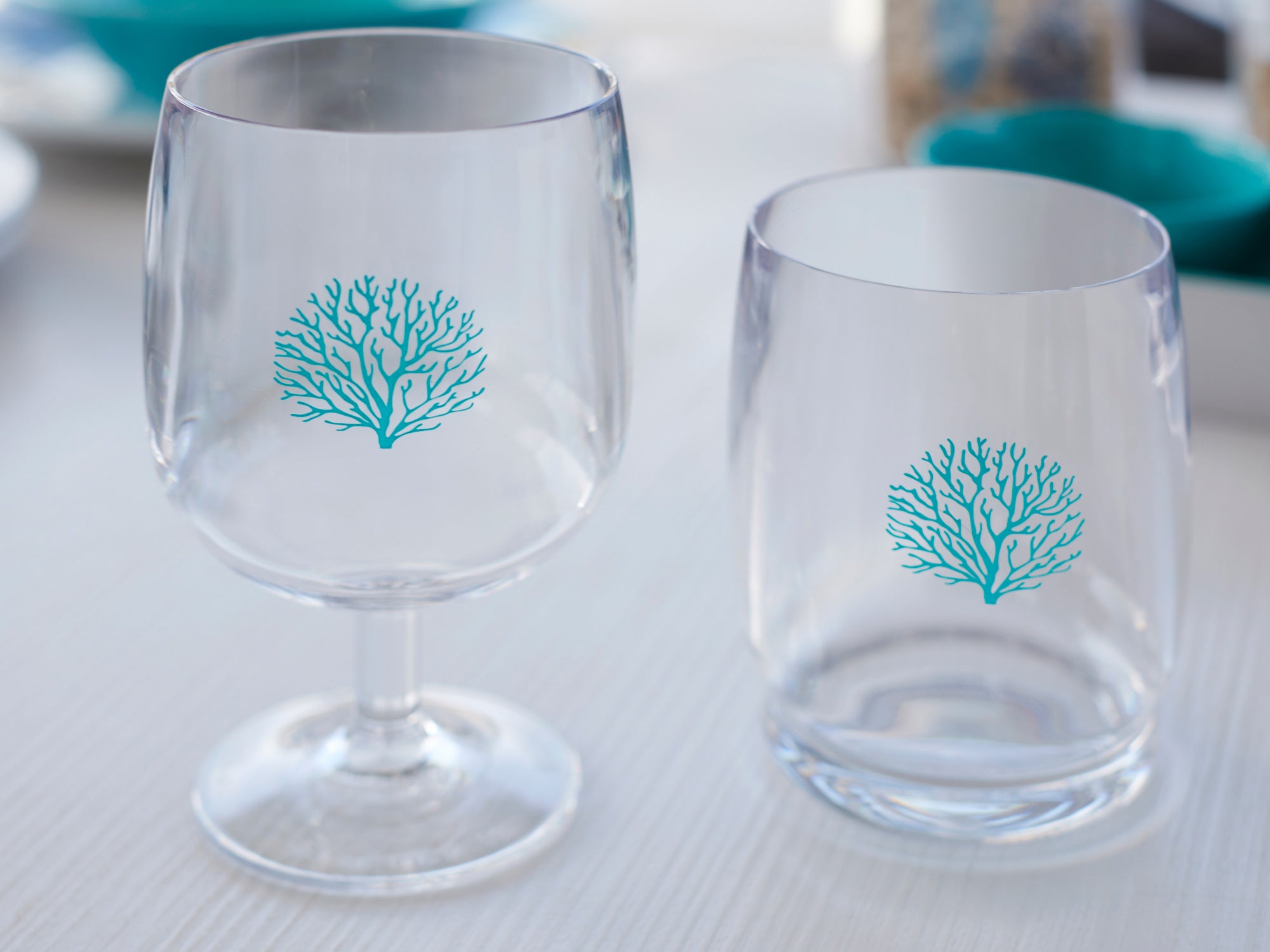 Water glass mare acqua – ecozen, set 6 u. Marine Business