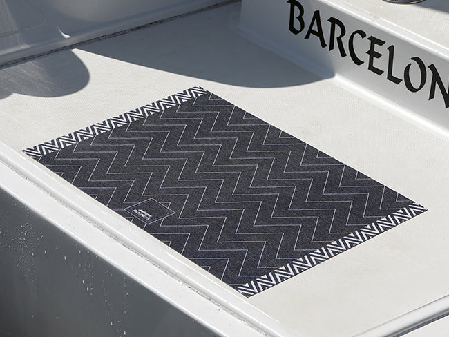 Non-slip vinyl mat, 70×50 cm – blue Marine Business