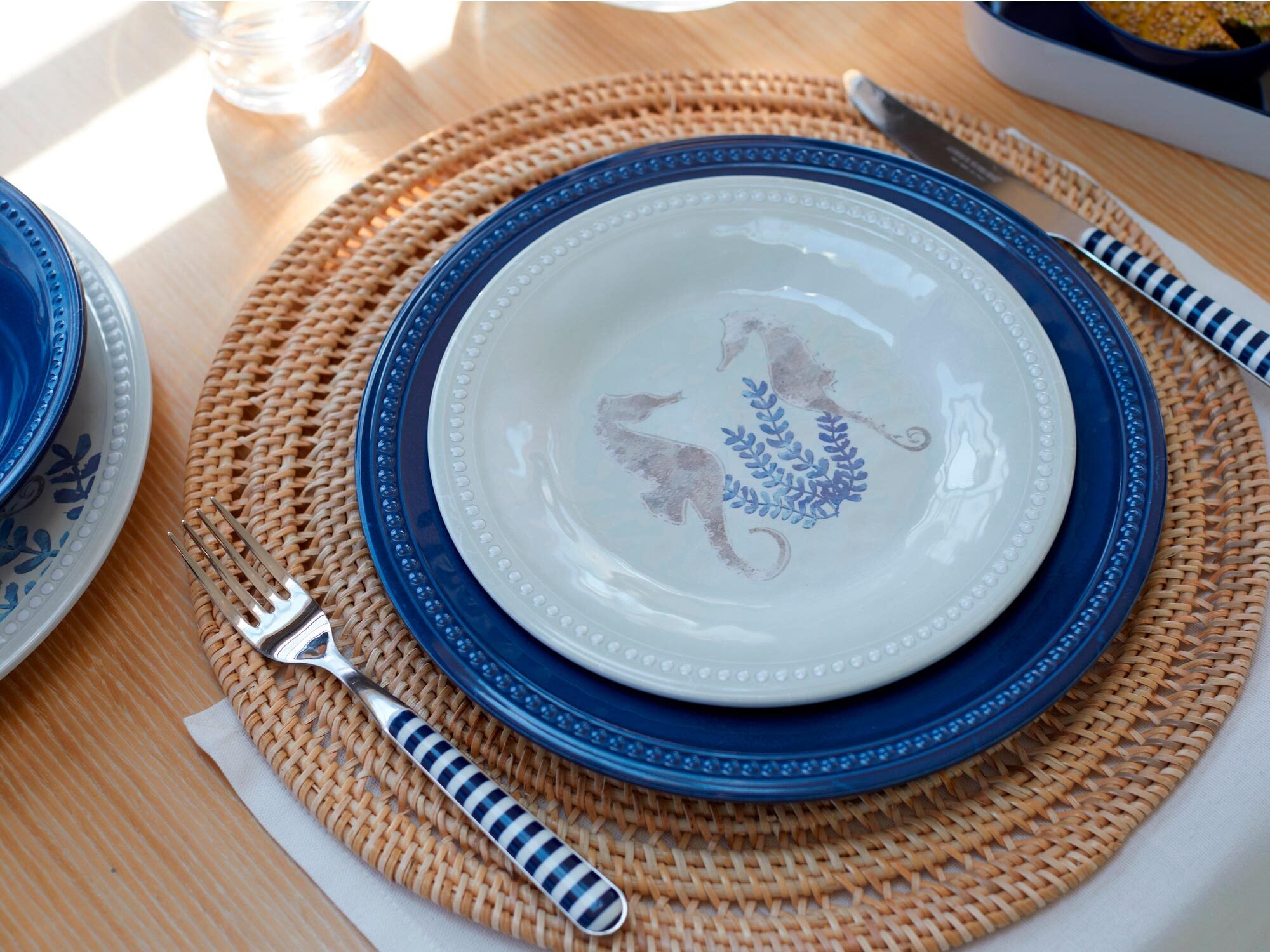 Melamine dessert plate paradise, 6 pc Marine Business