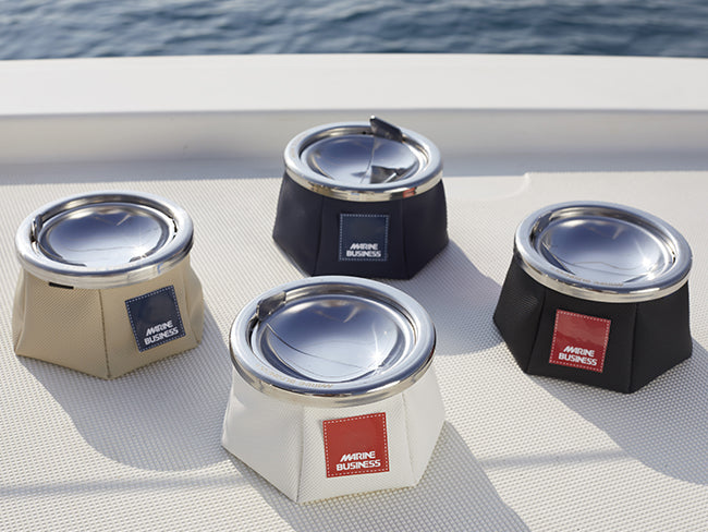 Sail ashtray, blue Marine Business