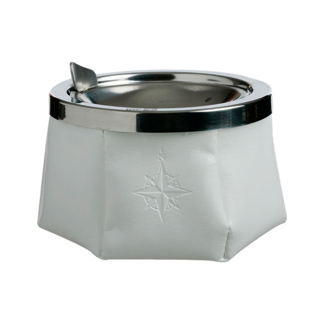 CENICERO CON TAPA – BLANCO, RESISTENTE AL VIENTO