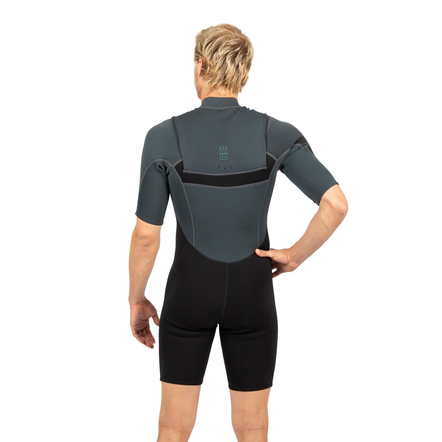 Jobe Perth Shorty 3/2mm Chestzipper Wetsuit Men Gray