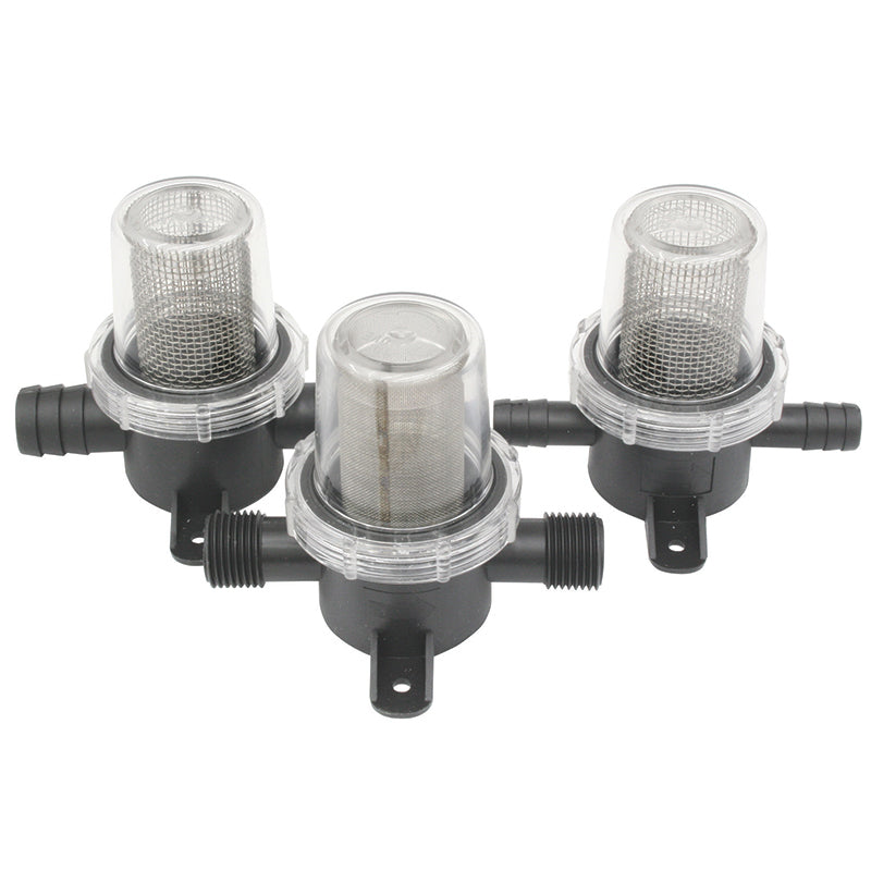 Strainer in-line with Stainless Steel mesh Filter