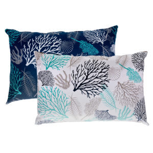 CUSHION + STUFFING IBIZA REVERSIBLE, SET 2 PC.