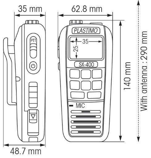 VHF PORTABLE SX-400