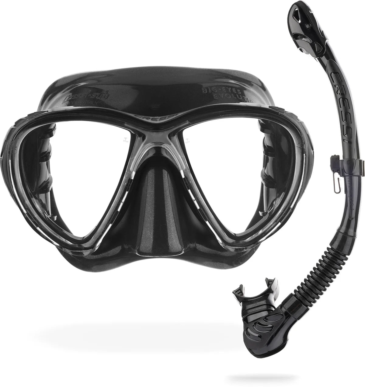 Big Eyes Evolution + Alpha Ultra Dry Snorkel Combo