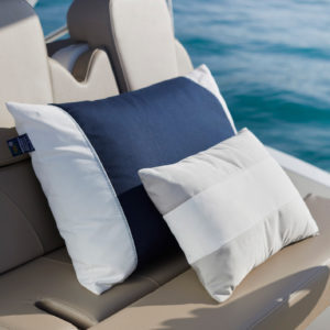 Cushion + stuffing WATERPROOF Blue, 2 pc