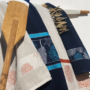 Beach towel Ibiza, Blue