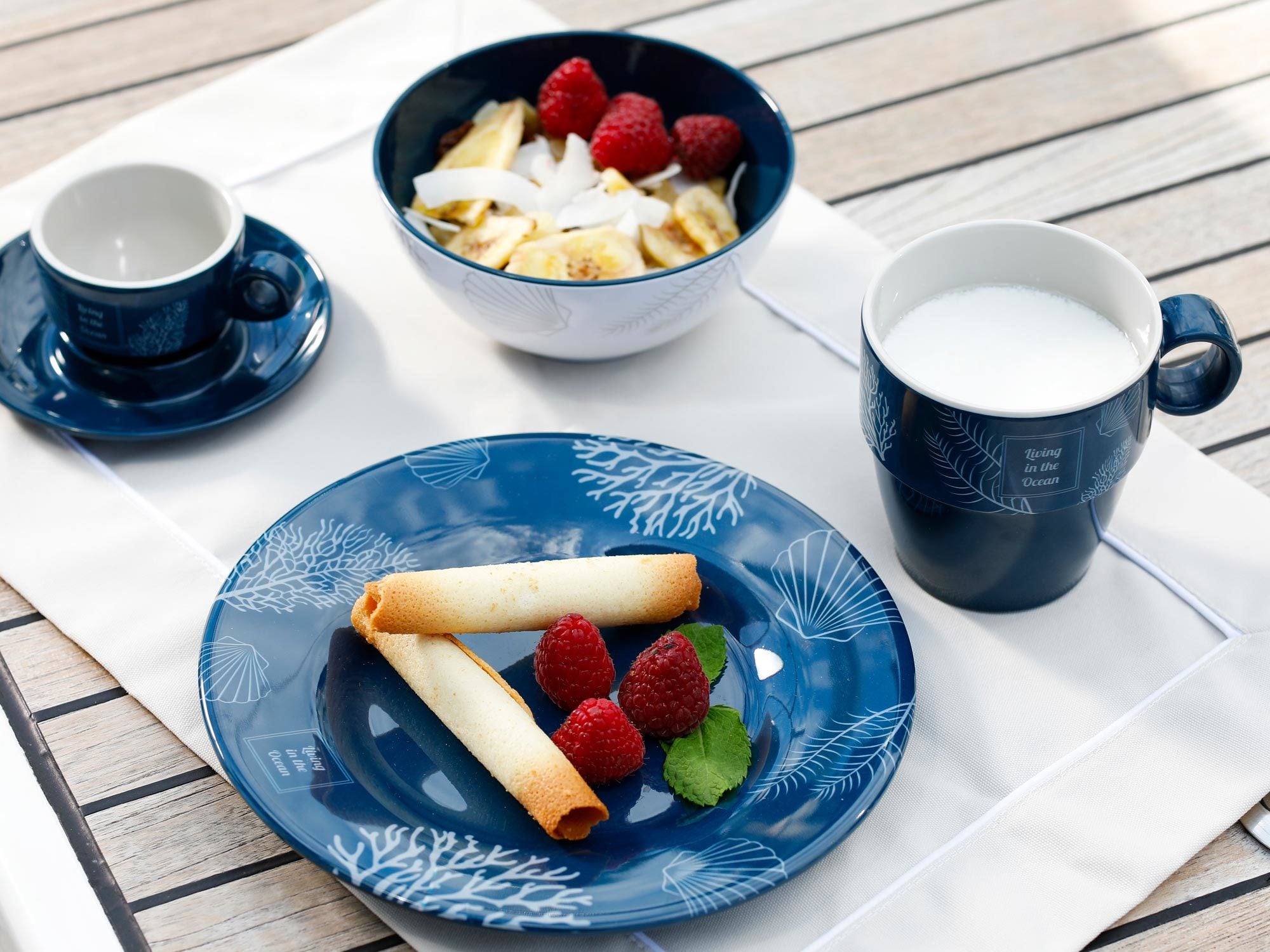 Melamine coffee set, Living, 6 un