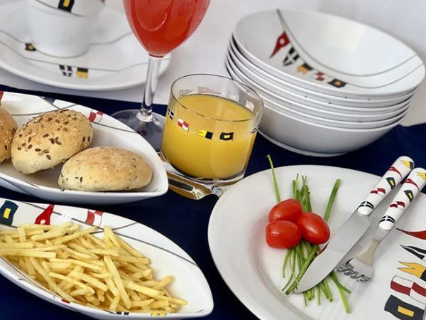 Melamine tableware pack Regata, 4 People