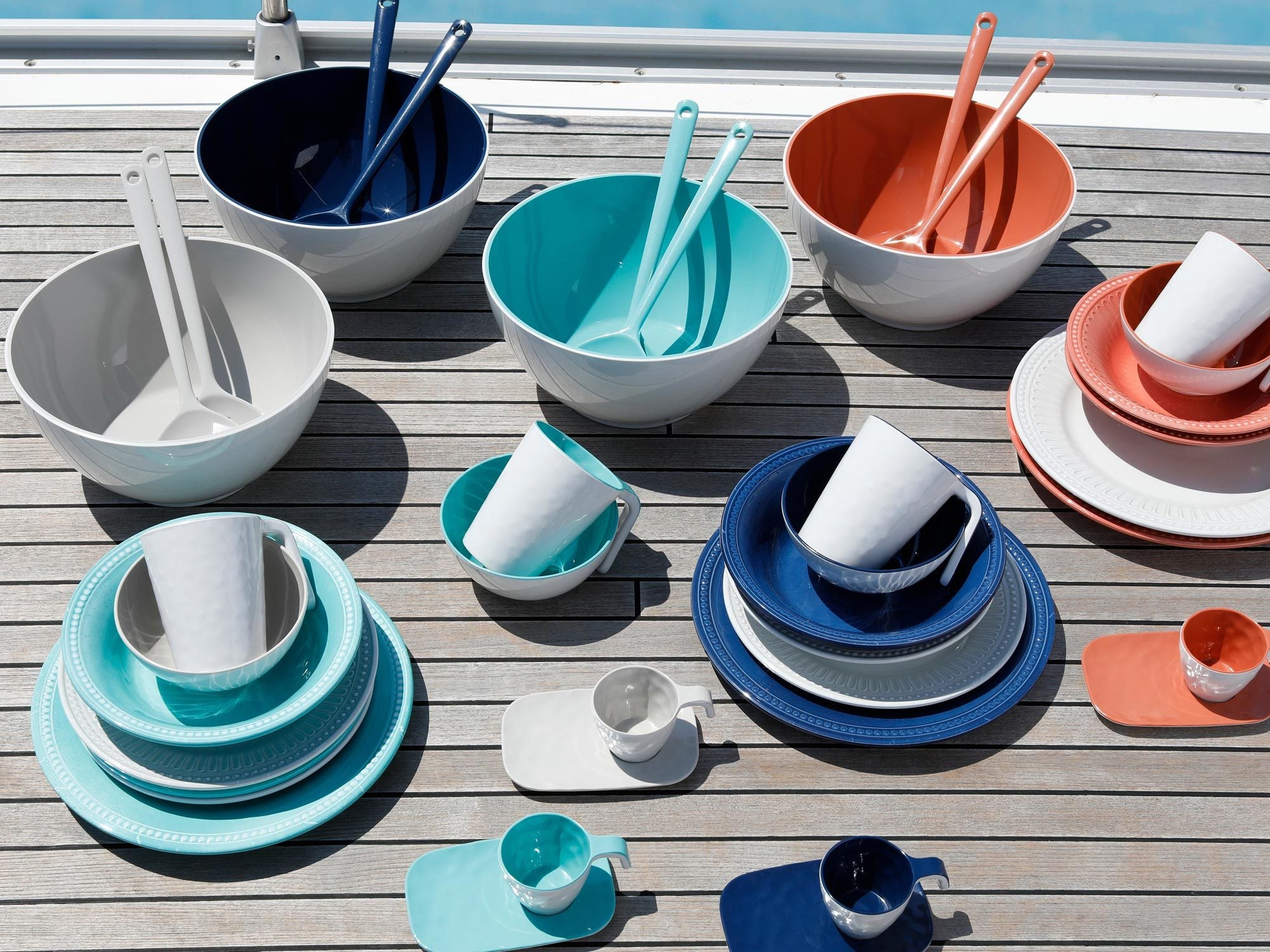Melamine Mug, Summer collection, Coral colour 6 UN
