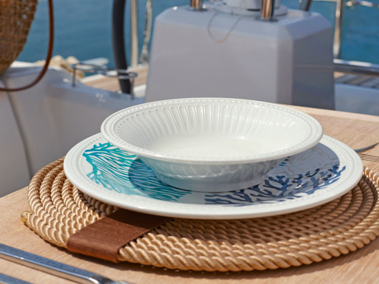 MELAMINE DINNER PLATE HARMONY – MARE, 6 PC