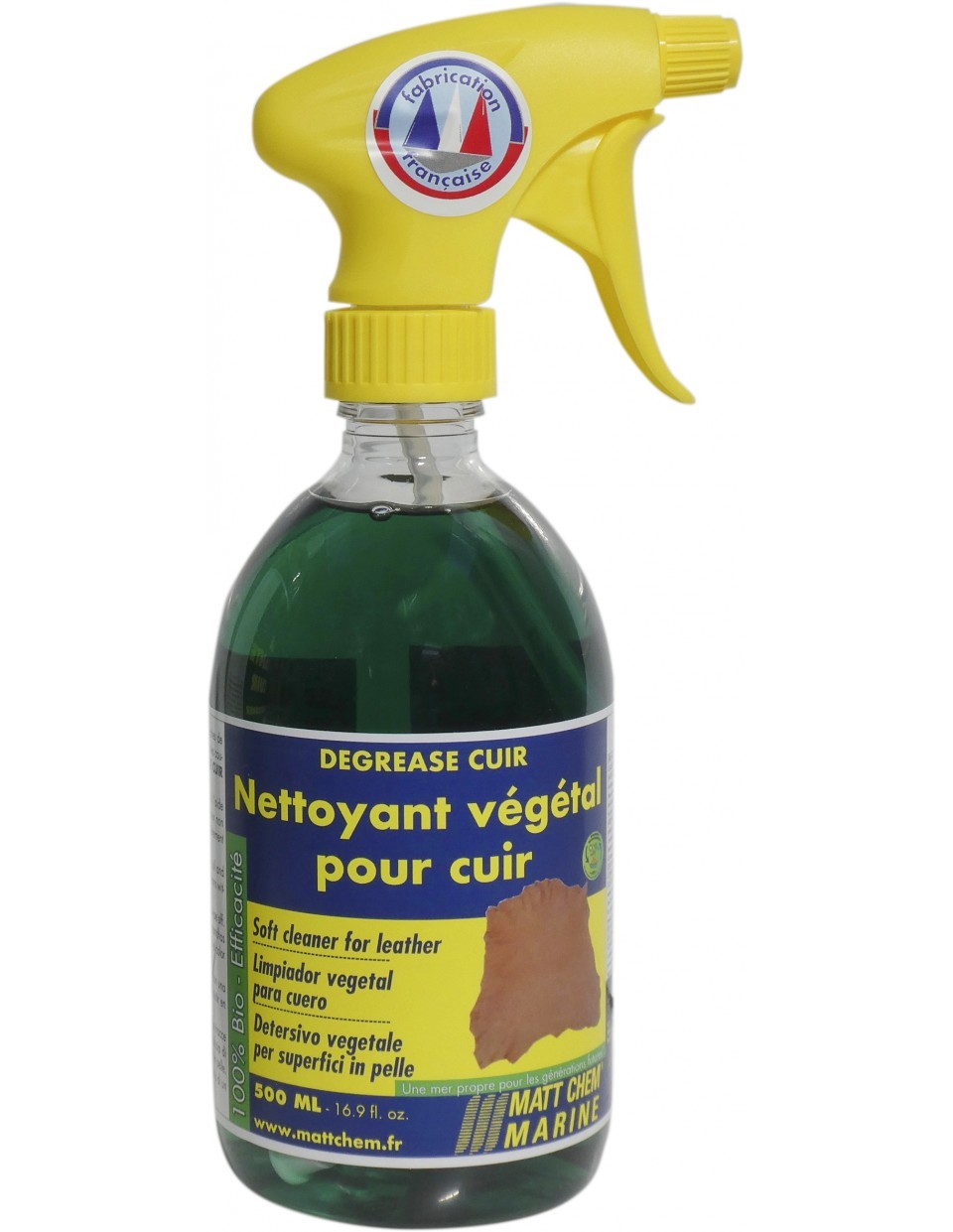 DEGREASE CUIR MATT CHEM, leather soft cleaner