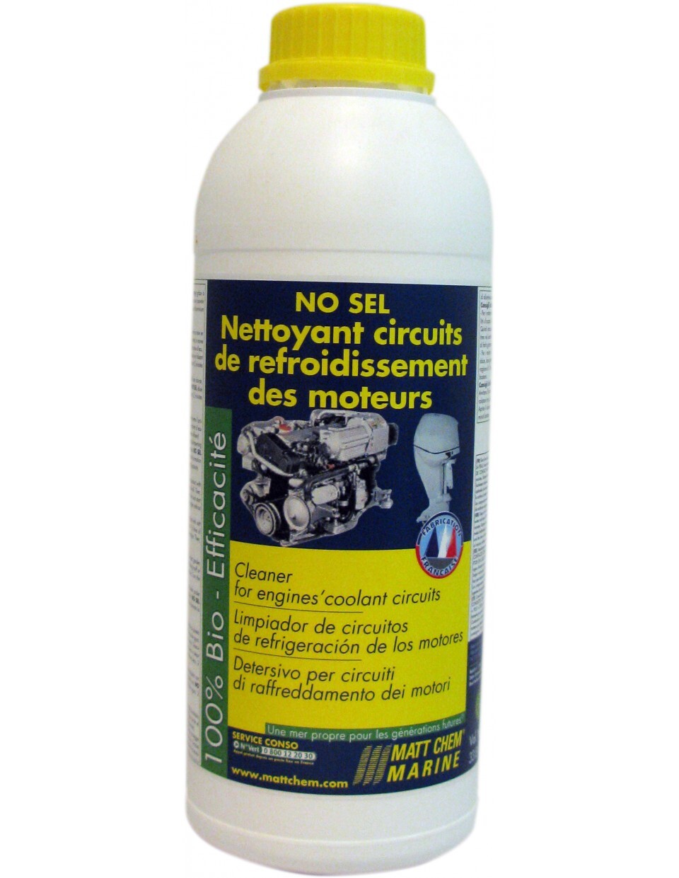 NO SEL, CONCENTRATED CLEANING COOLANT CIRCUITS