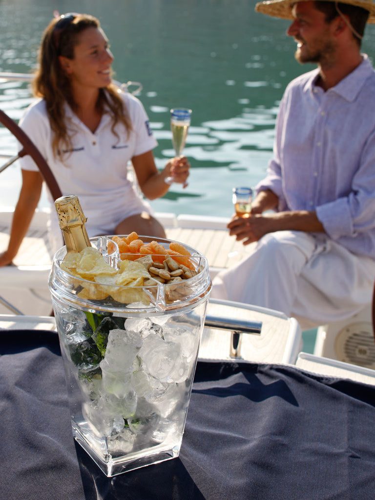 CHAMPAGNE APERITIF SET WITH GLASS CARRIER, PARTY