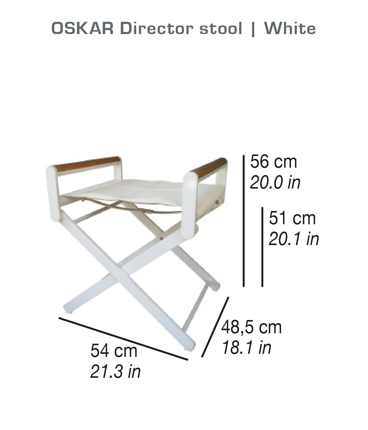 OSKAR Director stool