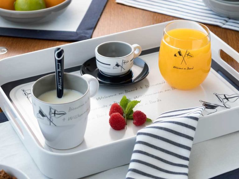 MELAMINE SMALL BOWL WELCOME ON BOARD 6 UN